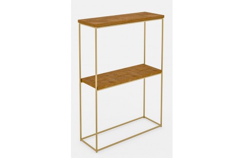 Konzolna miza Velo z žičnim podnožjem - ZLATA