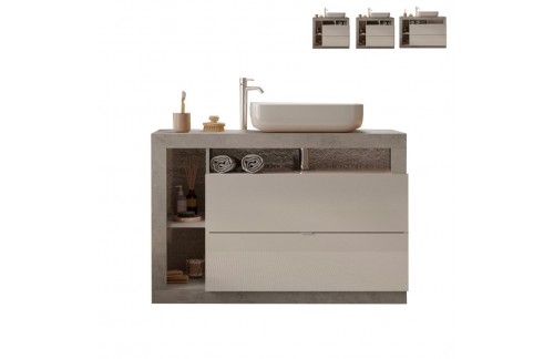 Kopalniška omarica z 2 predali, 110x79 cm, HAMBURG 439030CE-T110