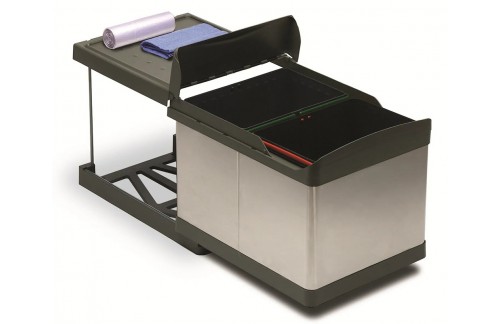 KOŠ ZA SMETI INOX - IZVLEČNI