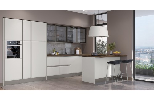 KOTNA KUHINJA INVICTUS Z OTOKOM (tudi po meri)