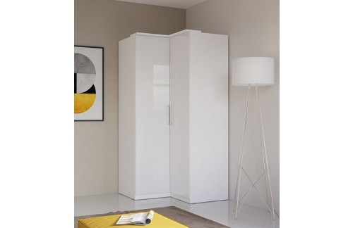 KOTNA OMARA OPTIMA - BELA VISOK SIJAJ