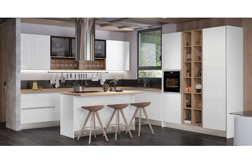 KOTNA KUHINJA INFINITY Z OTOKOM 