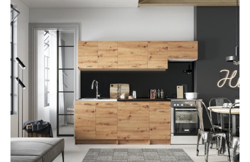 MINI KUHINJA MELA 1,8/2,4 – ARTISAN HRAST 