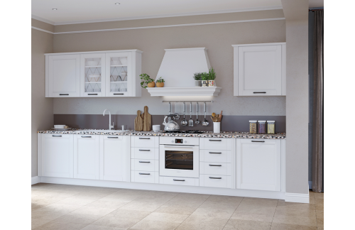 JELA KUHINJE PO MERI JElA KUHINJA TARA 380 CM - VEČ BARV - (TUDI PO MERI / NAROČILU)