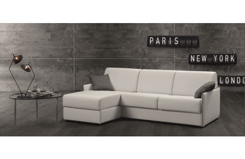 Usnjena večnamenska sedežna garnitura LERUSS z ležiščem