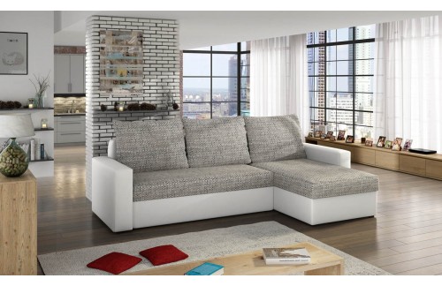 Funkcionalna kotna sedežna garnitura Lanzo (več barv)