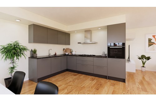 LUME HOME KOTNA KUHINJA SOFIA- SIVA (TUDI PO NAROČILU)