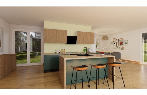 LUME HOME KUHINJA SELENE Z OTOKOM (TUDI PO NAROČILU)