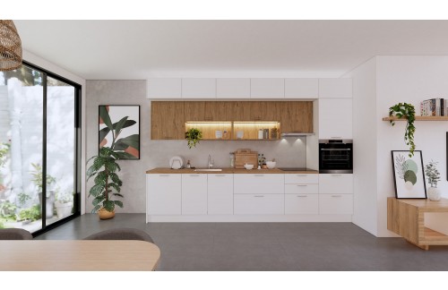 LUME HOME KUHINJA SELENE 360 CM (TUDI PO NAROČILU)