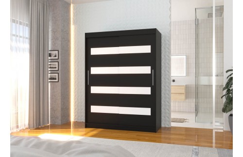 GARDEROBNA OMARA MARTINEZ 150 CM (VEČ BARV)