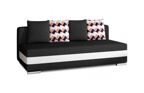 Minimalistični kavč Calia z ležiščem in shrambo