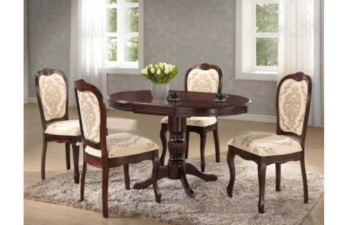 Raztegljiva jedilna miza Anjelica, mahagonij - EKSPONAT