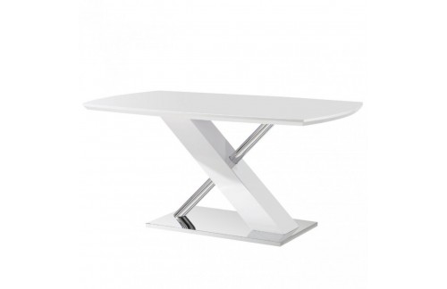 Miza VANJA III 180x100 (bela visok sijaj)