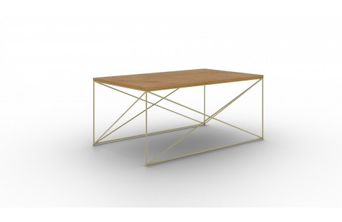 Moderna kavna mizica Dante z izbiro barv - ZLATA