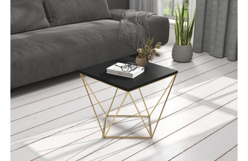 Moderna kavna mizica DIANA 50x50 - ZLATA