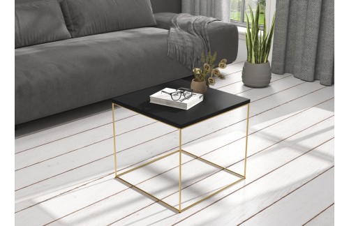 Moderna kavna mizica ELENA 50x50 - ZLATA