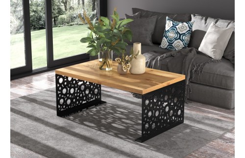 Moderna kavna mizica RINA - ČRNA