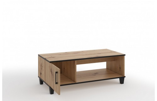 Moderna klubska mizica POLA 09, 120x56 cm - HRAST ARTISAN