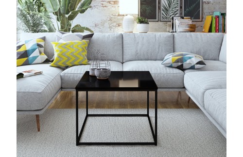 Moderna kvadratna kavna mizica BELRET 60x60