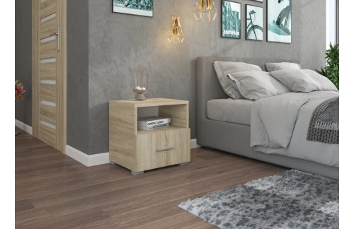 Moderna nočna omarica EMI s predalom - SONOMA