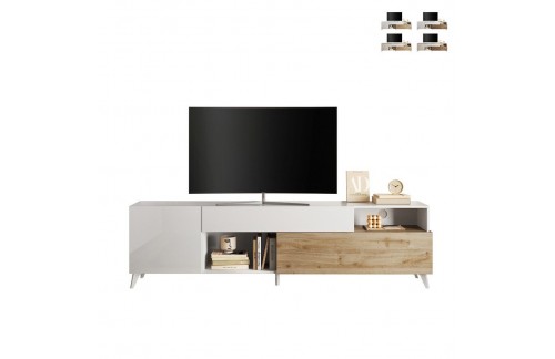 Moderna TV omarica z 2 vrati, predalom 241x67 MONACO 209075-02K