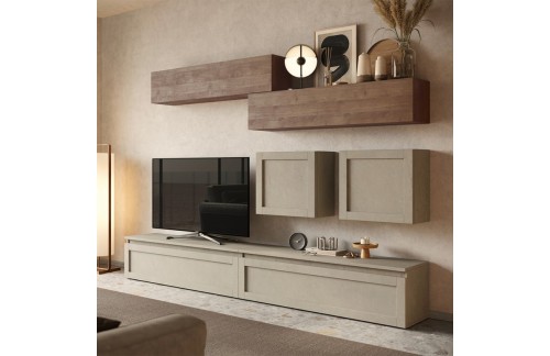 Modularna TV stena z omaricami, 276x190 cm INFINITY 2.0 900001-AGMR