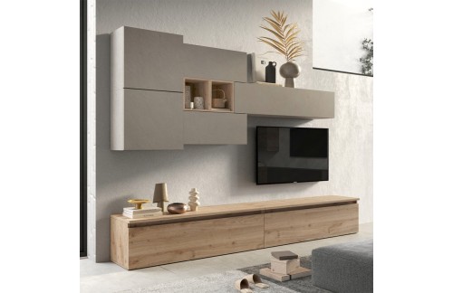 Modularna TV stena z omaricami, 276x190 cm - INFINITY 2.0 900024-AGK