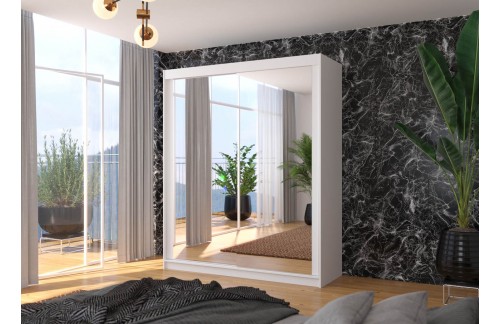 GARDEROBNA OMARA MORGAN 180 CM (VEČ BARV)