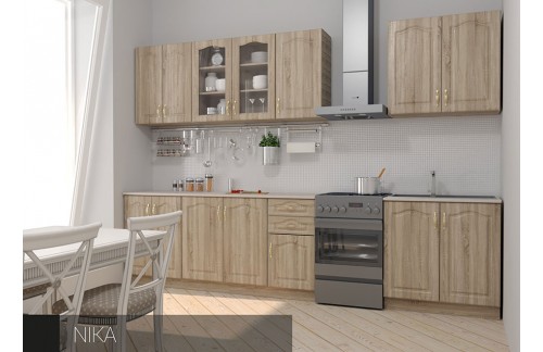 Kuhinja NIKA (260 cm) - Sonoma