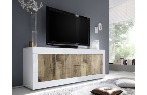 Nizka komoda z vrati in predali BASIC 209015-09P