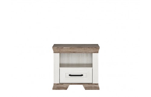 NOČNA OMARICA MARSELLE - PEPEL/TEMEN SONOMA HRAST