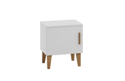 NOČNA OMARICA KELLY - BELA