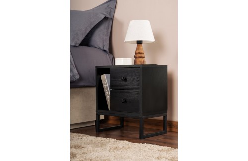 Nočna omarica Telar (Črna)