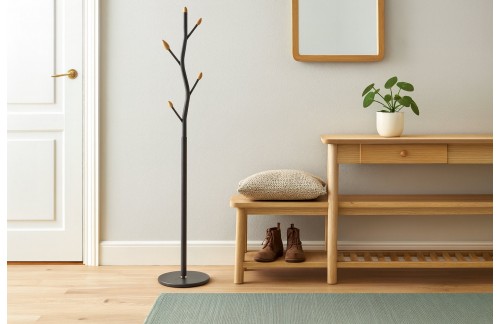 Obešalnik Vunen (črna)