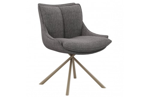 Oblazinjen jedilni stol UBUD (svetlo siva)