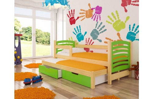 Otroška dvojna postelja AVILA z vzmetnicama