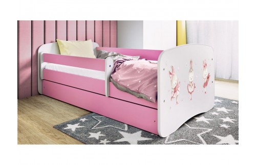 Otroška postelja Dreamy zajčki (več barv in dimenzij)