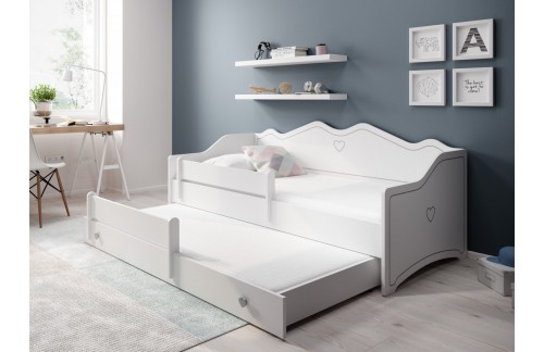 Otroška postelja EMKA II z vzmetnico in dodatnim ležiščem
