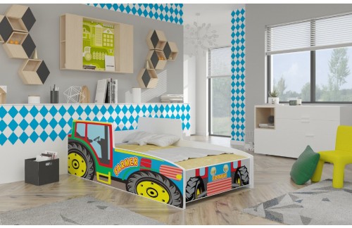 Otroška postelja FARMER z vzmetnico 160x80 cm