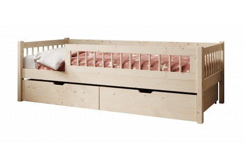 Otroška postelja Flora z vzmetnico in predali 180x80 cm