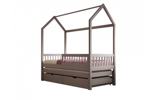 Otroška postelja hiška Artes II z vzmetnico 87 cm