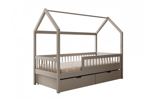 Otroška postelja hiška Galicja z vzmetnico 140x70 cm