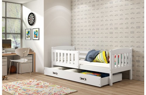 OTROŠKA POSTELJA KUBUS 190X80 - BELA (VEČ BARV)