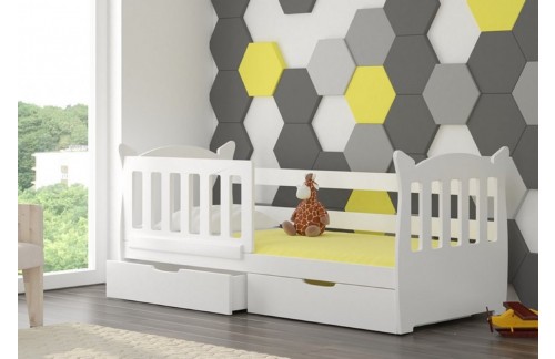 Otroška postelja LENA z vzmetnico in predali