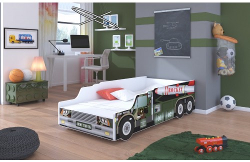 Otroška postelja ROCKET z vzmetnico 140x70 cm