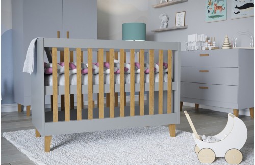 OTROŠKA POSTELJICA KELLY - SIVA