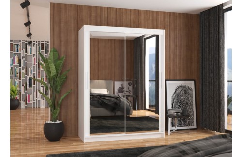 GARDEROBNA OMARA PERMO 150 CM (VEČ BARV)