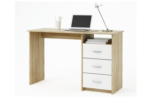 Pisalna miza ARISTOTE - hrast-bela