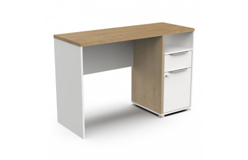 Pisalna miza ACCESS 347764 (bela/rjava)