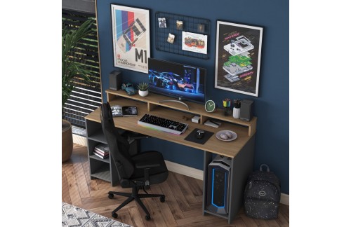 Pisalna miza Liron (Oreh/Antracit)